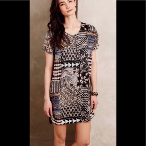 Anthropologie Dresses & Skirts - Anthropologie Love Sam mosaic tunic dress size S